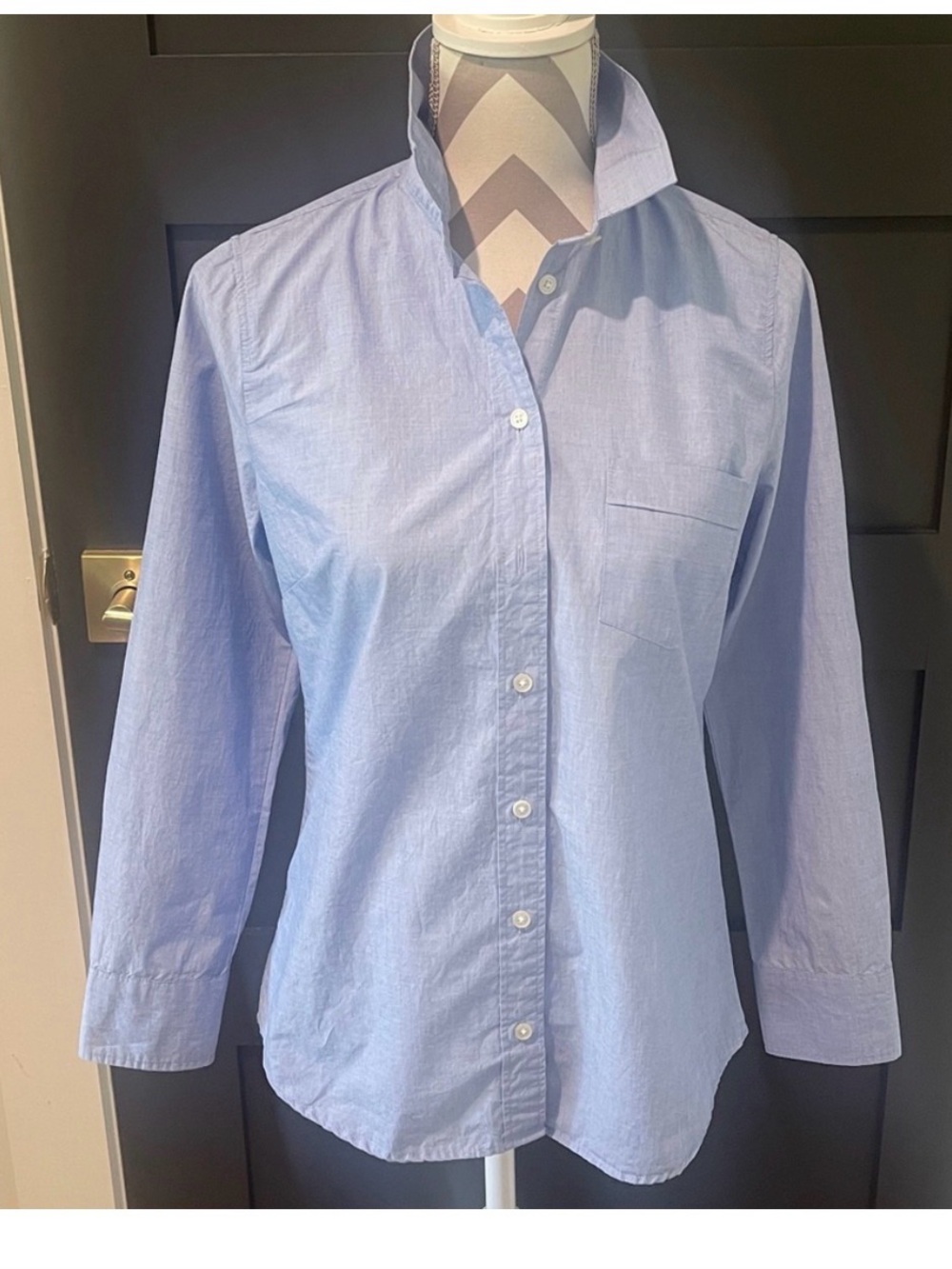 J. Crew Light Blue Button-Down Shirt - Picture 2 of 6